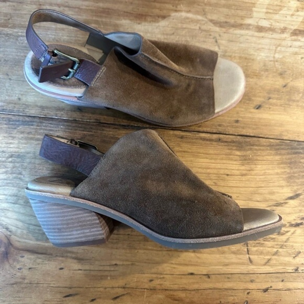 Brown Suede Women's Sandals